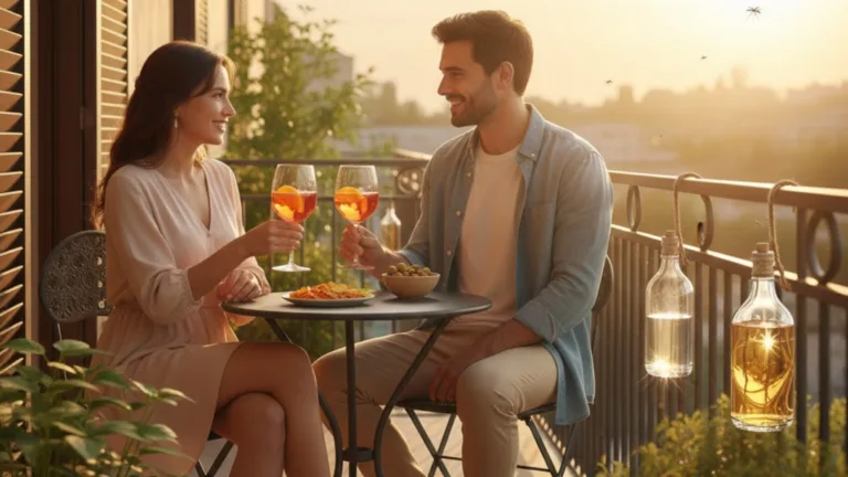 Ho appeso bottiglie d’acqua e aceto sul balcone per 15 giorni, gli insetti sono spariti