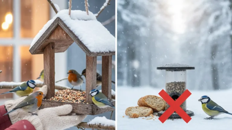 Ho nutrito gli uccelli tutto l’inverno, quello che ho scoperto mi ha diviso