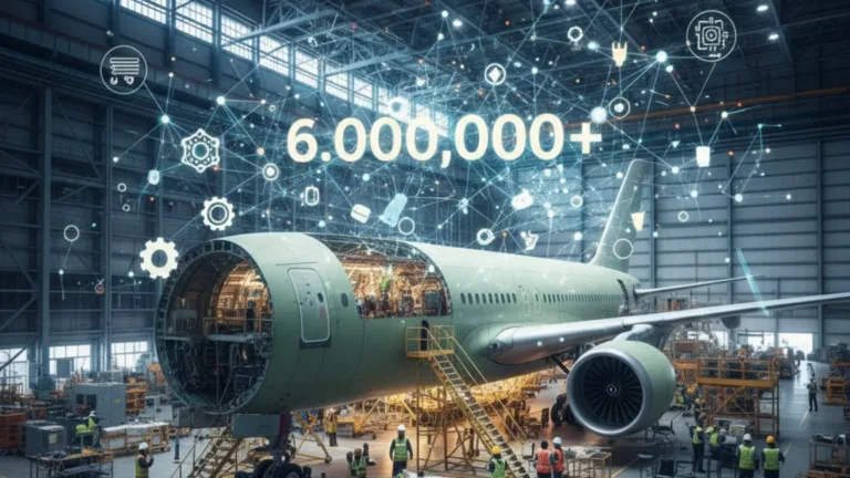 Perché costruire un aereo richiede più di 6 milioni di componenti